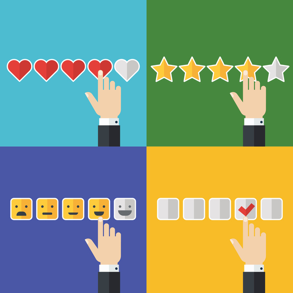 évaluation client feedback