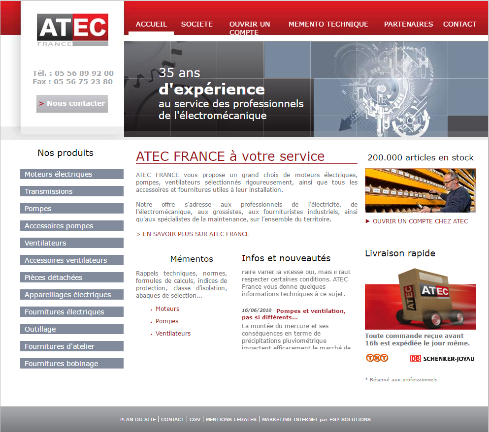 ATEC France confie son Marketing Internet à FGP Solutions