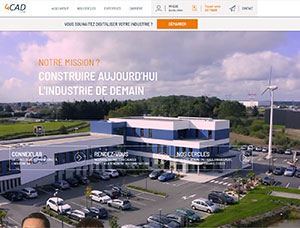 Création site 4CAD Group