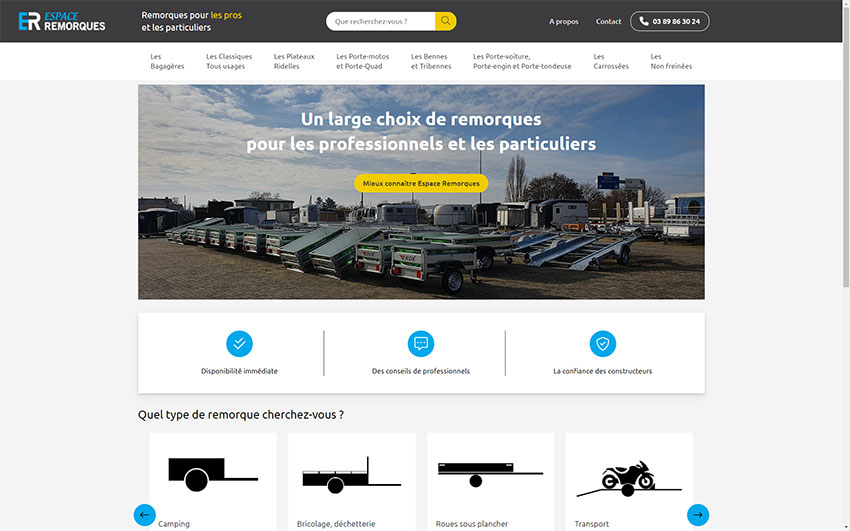création site web an alsace