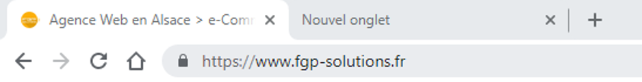favicon navigateur chrome