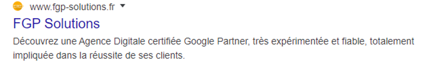 favicon SERP Google