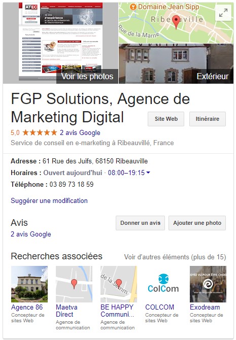 recherche locale google my business