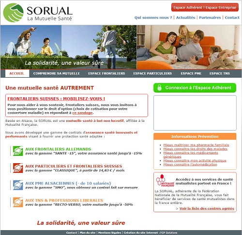 sorual nouveau service adéhrents